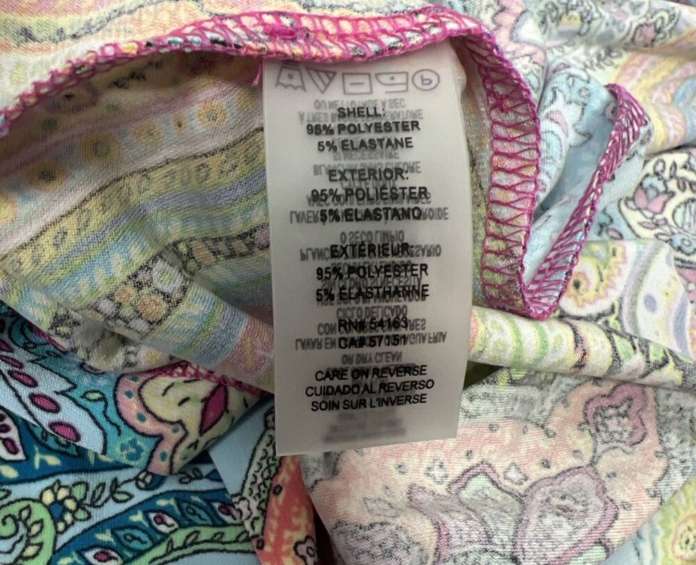 Tommy Hilfiger Grandma Vibrant Paisley Sheath Dress Size 8 NWT - Picture 7 of 9